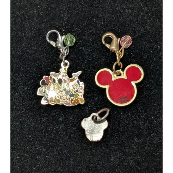 Disney Mickey Mouse & Friends Charms Set Crystals Enamel - Picture 4 of 7